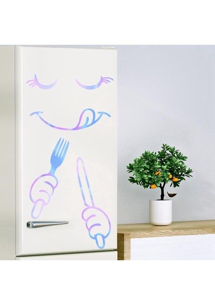 Adet Buzdolabı Çıkartmaları, Sevimli Mutlu Lezzetli Yüz Buzdolabı Çıkartmaları Karanlıkta Parlıyor, Buzdolabı Dazzle Çıkartmaları Dekorasyon (Yurt Dışından) fiyatları