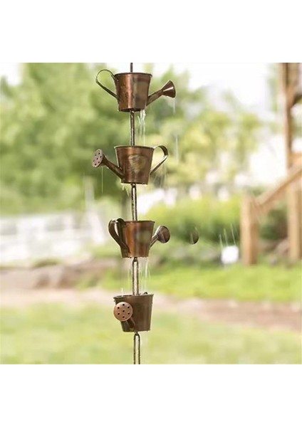 Çelik Yaprak Yağmur Zinciri, Anneye Bahçe Hediyesi, Oluklar, Adaptörlü Iniş Borusu Için Yağmur Tutucu, Kalın Çiçek Kapları C (Yurt Dışından) modelleri