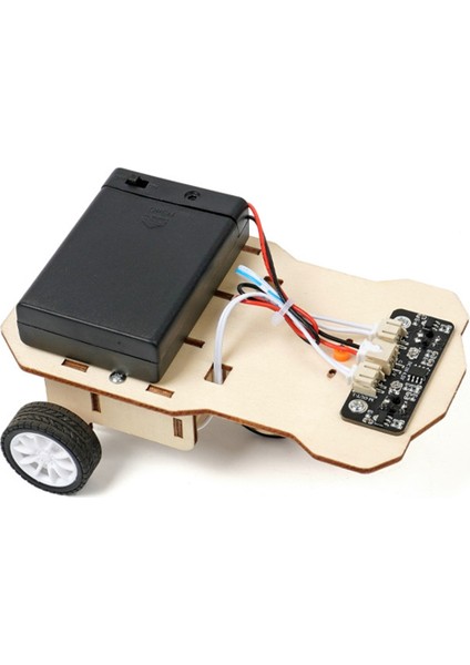 Bilimsel Deney Ahşap Dıy Takip Araba Montaj Modeli Teknoloji Üretim Malzemesi Paketi Çocuklar Çocuklar Için (Yurt Dışından) fırsatları