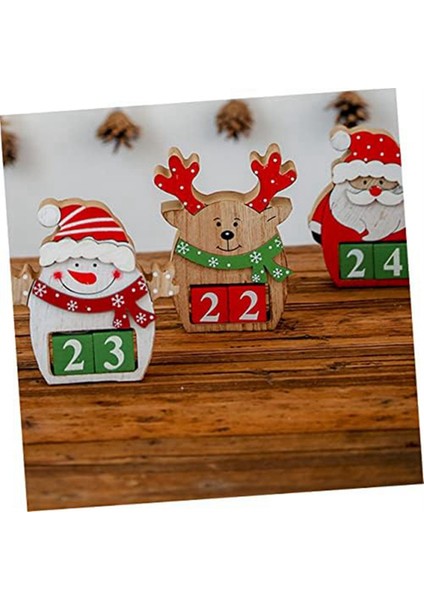 3 Adet Sürekli Takvim Küpü Noel Geri Sayım Bloğu Masaüstü Kardan Adam Dekoru Masa Dekoru Süsü Masa Takvimini Dekore Et (Yurt Dışından) fiyatları