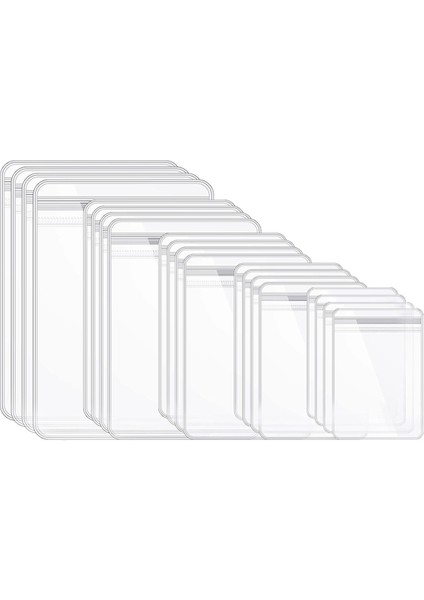 160 Adet Kendinden Yapışkanlı Mücevher Pvc Çantaları Plastik Kararma Önleyici Mücevher Saklama Çantaları Şeffaf Mücevher Düzenleyici Çanta (Yurt Dışından)