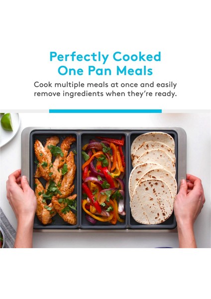 Kolay Pişirme ve Yemek Hazırlığı Için Sac Tepsi Bölücüler - Fırın, Mikrodalga, Bulaşık Makinesi, Buzdolabı Dostu Yapışmaz Silikon Tepsiler (Yurt Dışından) fırsatları