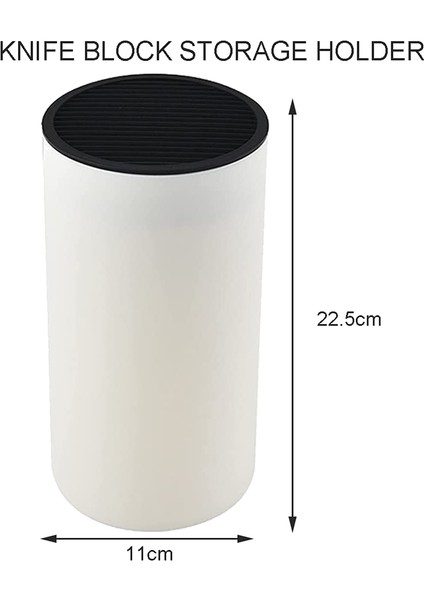 Evrensel Bıçak Tutucu, Bıçaksız Bıçak Bloğu, Bıçağı Korumak Için Bıçak Bloğu Depolama Tutucu Uzay Tasarrufu (Beyaz) (Yurt Dışından) fiyatları
