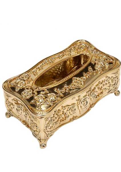 Altın Akrilik Doku Kutusu Otel Restoran Peçetelik Ev Doku Kutusu (Yurt Dışından) fırsatları