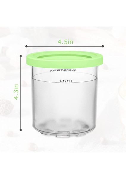 NC300, NC301 Vs NC299AMZ Serisi (4 Paket) ile Uyumlu Ninja Creami Için Yedek Pintler ve Kapaklar (Yurt Dışından) fiyatları