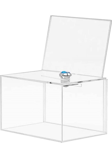 Akrilik Bağış Kutusu - Oylama, Hayırseverlik, Anketler, Anketler, Çekilişler, Yarışmalar, Tavsiyeler, Ipuçları, Incelemeler Için Kutu (Yurt Dışından) fiyatları