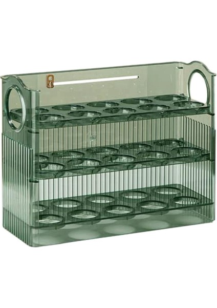 Yumurta Sepeti Yumurta Rafı Şeffaf Yumurta Saklama Kutusu Buzdolabı Saklama Yan Kapı Saklama Kutusu Ev Tipi Üç Katmanlı Yumurta Kutusu (Yurt Dışından)