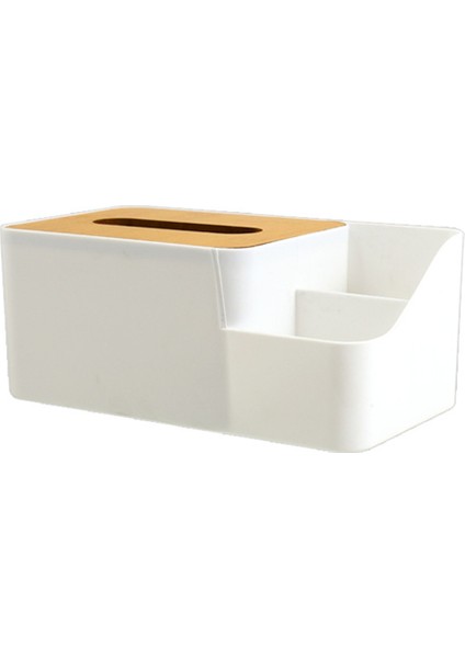 Kutu Izgara Mendil Dispenseri Eldiven Kutusu Plastik Kağıt Havlu Tutucu Masaüstü Peçete Kutusu Plastik Bambu Kağıt Kutu Düzenleyici (Yurt Dışından)