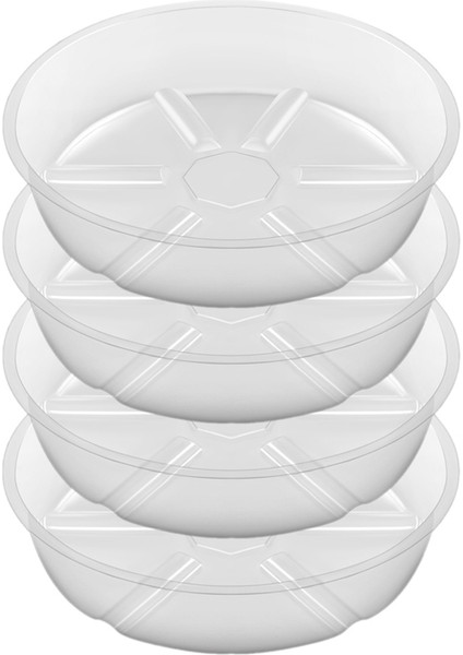 4 Paket Şeffaf Bitki Tabağı 12 Inç Plastik Bitki Tabağı Dayanıklı Kalın Bitki Tepsisi Saksı Iç Mekan Dış Mekan Bahçe Için (Yurt Dışından) fiyatları