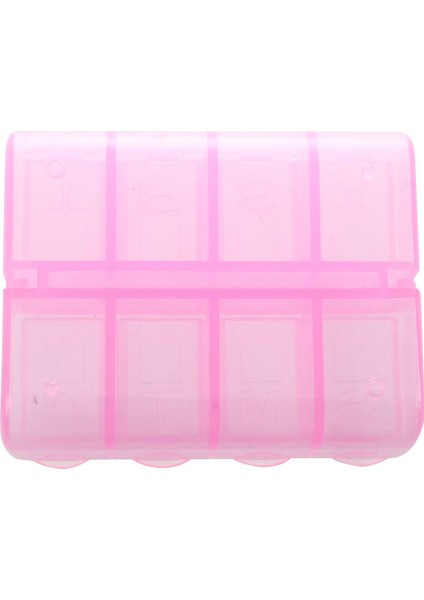 Plastik Dikdörtgen 8 Bölmeli 7 Gün Hap Kutusu Pembe (Yurt Dışından) fırsatları