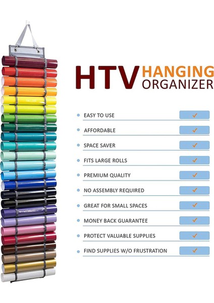 24 Bölmeli Vinil Depolama Düzenleyici Tutucu Askılı Çanta El Sanatları Vinil Rulo Depolama Rafı Kapı Arkası Oda Askılı Cep (Yurt Dışından) modelleri