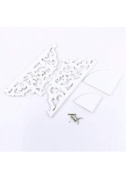 Köşe Rafı 2 Katlı Duvara Monte Oymalı Ev Banyo Köşe Duş Depolama Rafı Dekorasyon Için Köşe Sergileme Rafı (Yurt Dışından) modelleri