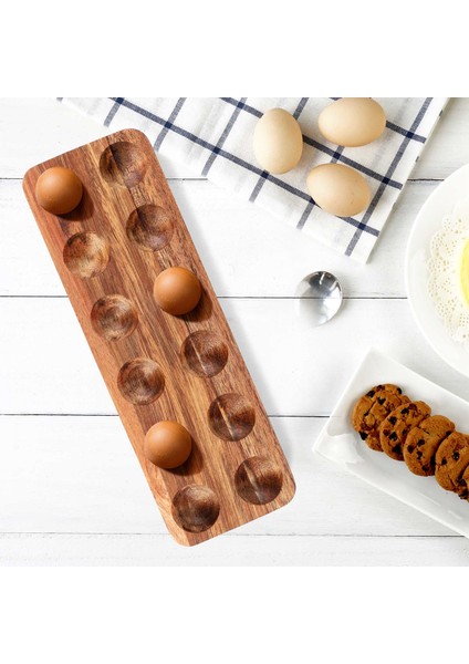 12 Delik Japon Tarzı Ahşap Çift Sıralı Yumurta Saklama Kutusu Ev Düzenleyici Raf Yumurta Tutucu Mutfak Dekoru Aksesuarları (Yurt Dışından) fiyatları