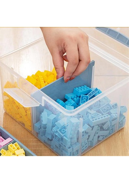 Temizle Craft Istiflenebilir Depolama Tepsisi ile Saklama Kutusu Plastik Çok Amaçlı Saklama Kabı Taşınabilir Seyahat Çantası, Pembe (Yurt Dışından) fırsatları