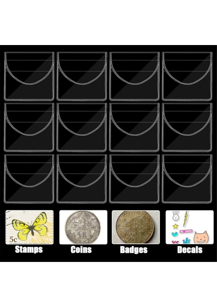 150 Adet Tek Cepli Madeni Para Çevirmeli Madeni Para Kovanları Tutucular Şeffaf Pvc Madeni Para Koruyucuları Plastik Madeni Para Tutucular (2,2 x 2 Inç Kare) (Yurt Dışından) fiyatları