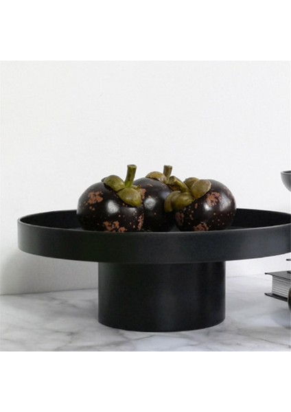Abs Meyve Parfüm Kozmetik Tepsi Siyah Beyaz Yuvarlak Dekoratif Tepsi Düzenleyici Ev Dekorasyon Tahtası Basit Depolama Tahtasıb (Yurt Dışından) fiyatları