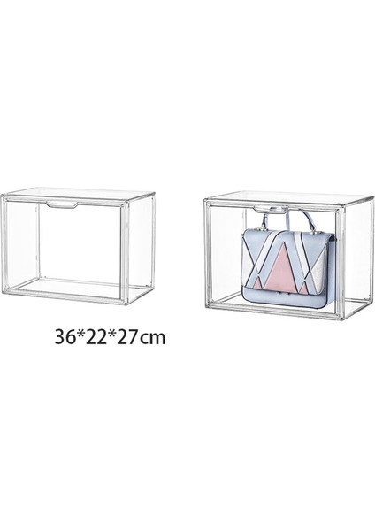 Dolap Için Çanta Saklama Düzenleyici, Çanta Için Şeffaf Akrilik Sergileme Kutusu, Manyetik Kapılı Istife Edilebilir Çanta Düzenleyici (Yurt Dışından) fiyatları