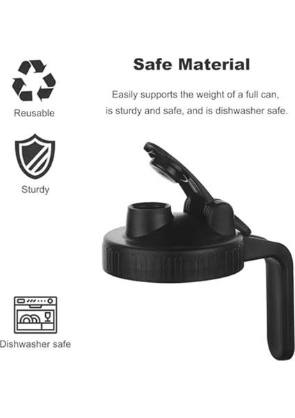 Geniş Ağızlı Mason Kavanozları Dökme Ağızlı Kapaklar, Geniş Ağızlı Mason Kavanozları Sürahi Kapaklı Kapak Hava Geçirmez Saplı Kapak, Sızdırmaz Conta Kapağı, C (Yurt Dışından) fiyatları