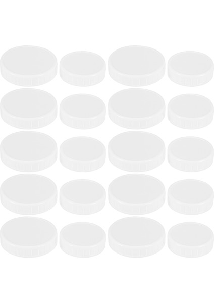 20 Adet Plastik Saklama Kapakları 70MM/86MM Standart Düzenli Ağız Kavanoz Şişesi Için Nervürlü Kapaklar (Yurt Dışından) fiyatları