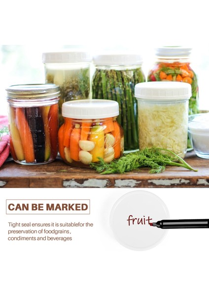 20 Adet Plastik Saklama Kapakları 70MM/86MM Standart Düzenli Ağız Kavanoz Şişesi Için Nervürlü Kapaklar (Yurt Dışından) indirimleri