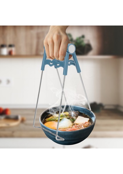 Silikon Kaymaz Eldivenler, Sıcak Tutma Kelepçesi Önleyici, Sıcak Tencere Tava Sıcak Yemek Plaka Kase Tutma Klips Aleti (Takım) (Yurt Dışından) indirimleri