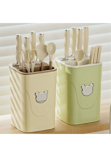 A-Mutfak Bıçak Tutucu Çok Amaçlı Çubuklar Sofra Takımı Düzenleyicileri Varil Bıçak Depolama Rafı Tezgah Rafı (Yurt Dışından) fırsatları