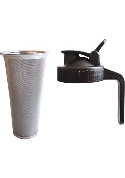 Soğuk Demleme Filtresi, Soğuk Demleme Kahve Filtresi, Kahve Süzgeci Için Kavanoz Kapağı Kahve Soğuk Demleme Makinesi 86MM Kavanoz Için 2 (Yurt Dışından)