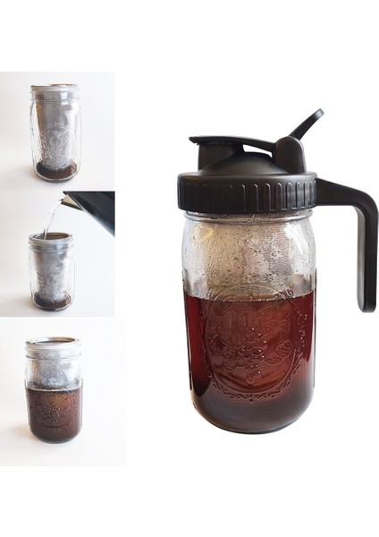 Soğuk Demleme Filtresi, Soğuk Demleme Kahve Filtresi, Kahve Süzgeci Için Kavanoz Kapağı Kahve Soğuk Demleme Makinesi 86MM Kavanoz Için 2 (Yurt Dışından) fırsatları