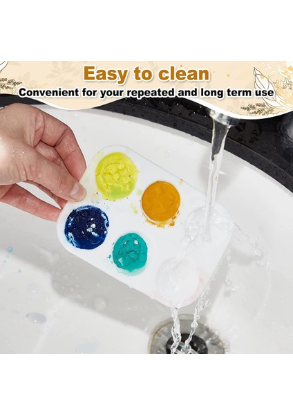 100 Adet Plastik Boya Paleti 6 Kuyu Suluboya Paleti Dikdörtgen Boya Çocuklar Için Öğrenci Yetişkin Dıy Zanaat Sanat Boyama (Yurt Dışından) fiyatları