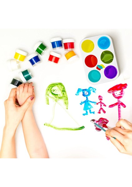 100 Adet Plastik Boya Paleti 6 Kuyu Suluboya Paleti Dikdörtgen Boya Çocuklar Için Öğrenci Yetişkin Dıy Zanaat Sanat Boyama (Yurt Dışından) modelleri