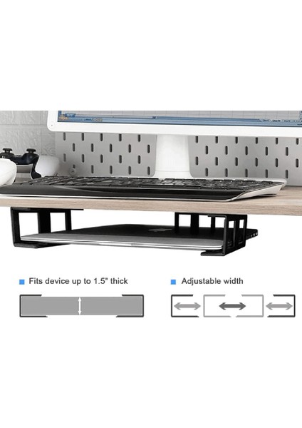 Parça Sahne Dışı Dizüstü Bilgisayar Braketi, Masa Altı Braketi Dizüstü Bilgisayara Uygundur, Masa Altı Dizüstü Bilgisayar Tepsisi Gümüş (Yurt Dışından) fiyatları
