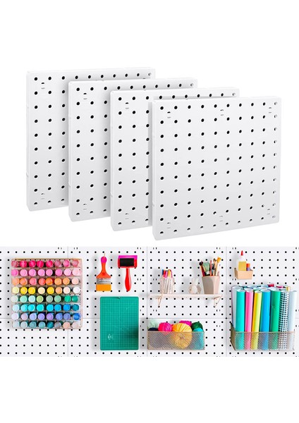 Parça Pegboard Duvar Düzenleyici, Beyaz Pegboard Duvar Asma, El Sanatları Odası, Garaj, Mutfak, Oturma Odası Için Pegboard (Yurt Dışından) fiyatları