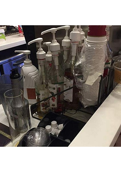 Şişe Tel Vitrin Monin Şurup Rafı Kahve Depolama Rafı Çok Fonksiyonlu Süt Çay Dağı Raf Ekran (Yurt Dışından) fırsatları