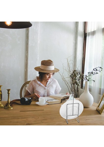 8 Adet Çay Dağı ve Çay Tabağı Ekran Standı Tutucu Raf Metal Dak Tabağı Tutucu Çay Dağı Tutucu Ekran Kahve Kupa Organizatör (Yurt Dışından) fırsatları