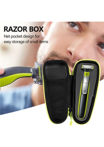 Seyahat Tıraş Makinesi Saklama Kutusu Tıraş Makinesi Çanta Kılıf Seti Tek Bıçaklı Philips QP2530 QP2520 (Yurt Dışından) indirimleri