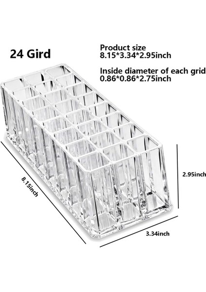 Organizatör Akrilik Seyahat Parfüm Tutucu Güzellik Koku Tutucu 24 Uzay Temizle Uzun Organizasyon Konteyner Depolama (Yurt Dışından) fiyatları