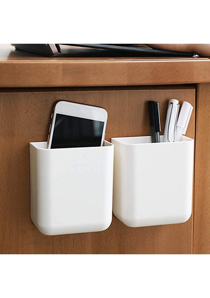 Uzaktan Kumanda Tutucu Duvar Montajlı Deliksiz, Kendinden Yapışkanlı Saklama Kutusu, Kalem Tutucu Düzenleyici (2 Paket) (Yurt Dışından) modelleri