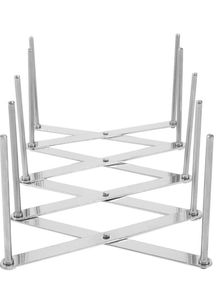 Mutfak Düzenleyici Tencere Kapağı Rafı Paslanmaz Çelik Kaşık Plaka Tutucu Raf Pişirme Kabı Tepsi Standı Depolama 1 Adet (Yurt Dışından) fiyatları