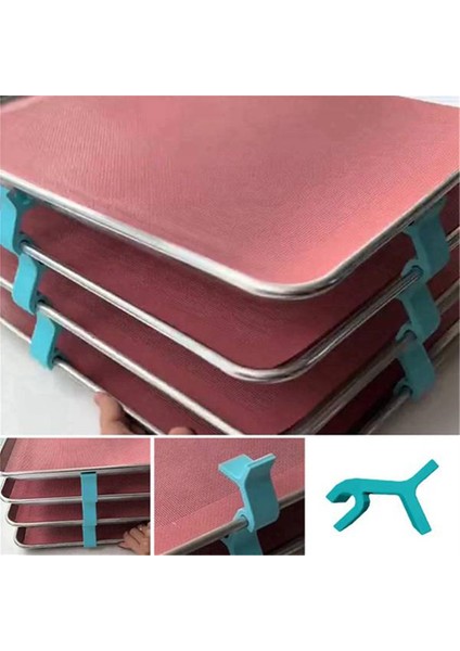 16 Adet Tepsi Istifleyicileri Fırın Tepsisi Istifleyicileri Fırın Tepsisi Rafı Tepsi Istifleyicileri Mutfak, Piknik, Bekü Için Kurabiye Levhaları Için (Yurt Dışından) fırsatları