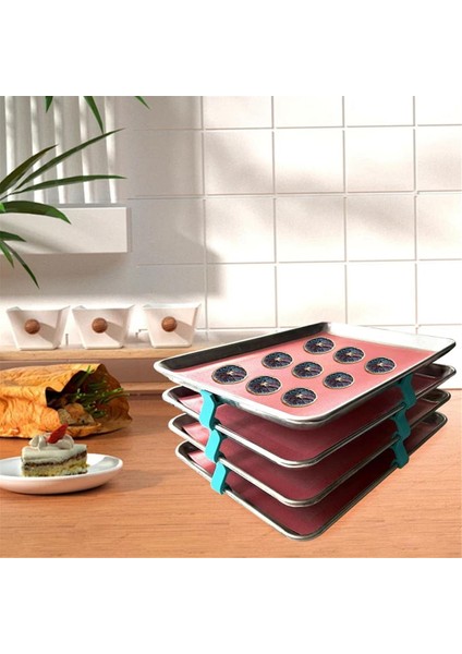 16 Adet Tepsi Istifleyicileri Fırın Tepsisi Istifleyicileri Fırın Tepsisi Rafı Tepsi Istifleyicileri Mutfak, Piknik, Bekü Için Kurabiye Levhaları Için (Yurt Dışından) indirimleri