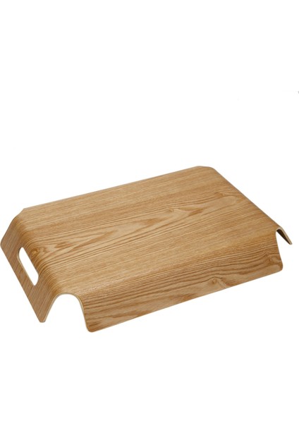 Lüks Masa Masa Bambu Yatakta Ekmek Ahşap Tepsi Ahşap Meyve Kahvaltı Yemek Kek Kahve Çay Servis Tepsisi Kulplu (Yurt Dışından) indirimleri