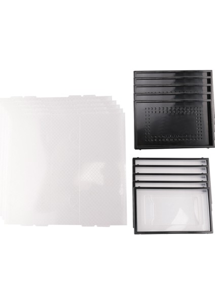 Şeffaf Ayakkabı Kutusu Saklama Kutusu Çekmece Tipi Plastik Ayakkabı Rafı Şeffaf Ayakkabı Dolabı Çevrimiçi Ünlü Ayakkabı Siyah (Yurt Dışından)