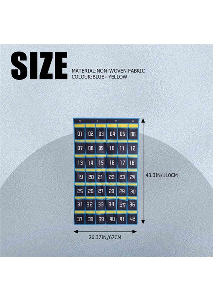 42 Numaralı Cepler Grafik Cep Telefonu Asılı Organizatör Asılı Saklama Çantası Sınıf Hesap Makinesi Cep Telefonu Tutucular (Yurt Dışından) indirimleri
