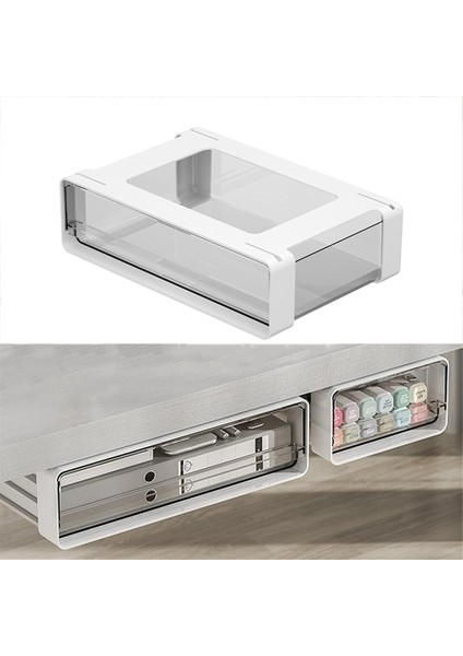 Kağıt Tabak Tutucu, Dolap Altı Çekmece Düzenleyici, Mutfak Dolabı Için Plastik Saklama Düzenleyici, Dolap Aksesuarları-A (Yurt Dışından) fiyatları