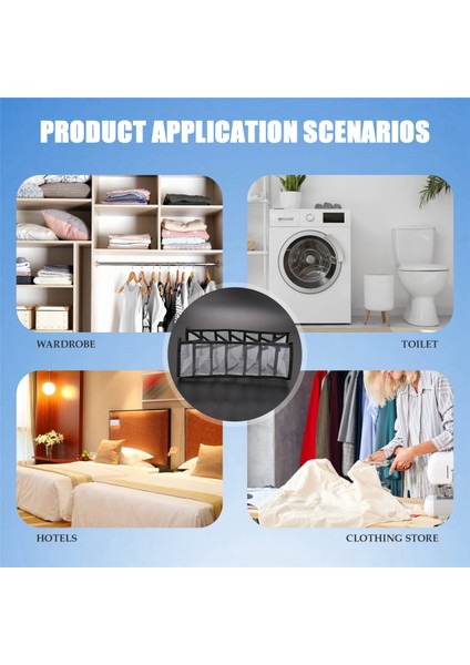 Adet Dolap Depolama Organizatör, Kot Bölmesi Saklama Kutusu Dolap, Katlanabilir Çekmece Elbise Organizatör Örgü, Siyah (Yurt Dışından) fiyatları