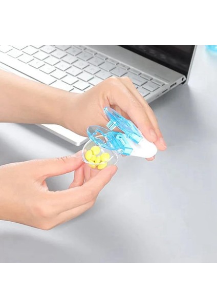 Taşınabilir Hap Alıcısı, Temassız Kolay Çıkarma Aleti Sökücü, Tablet Hapları Blister Paket Açacağı 4pcs (Yurt Dışından) indirimleri