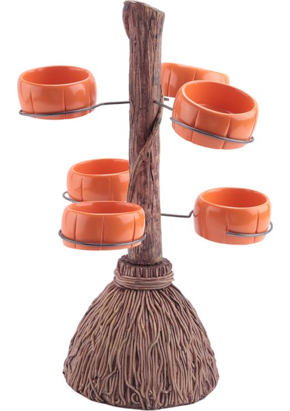 Cadılar Bayramı Balkabağı Atıştırmalık Kase Standı, Cadılar Bayramı Süpürge Sapı Atıştırmalık Kase Standı, Balkabağı Atıştırmalık Tepsisi, Çıkarılabilir Reçine (Yurt Dışından) fiyatları