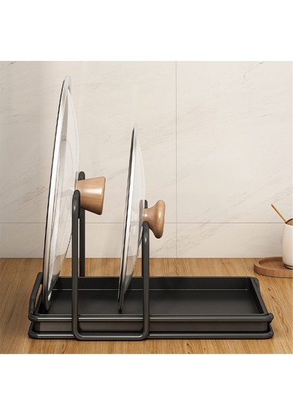 Kapak Rafı Tava Tencere Kapağı Rafı Tava Kapağı Düzenleyici Ocak Kaşık Tutucu Tava Düzenleyici Dolap Rafı Tencere Kapağı Standı Alet B (Yurt Dışından) indirimleri