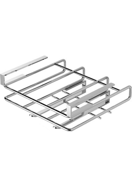 Dolap Altı Kesme Tahtası Tutucu Paslanmaz Çelik Cilalı Kesme Tahtası Rafı Delme Gerektirmeyen Kesme Tahtası Askısı B (Yurt Dışından)