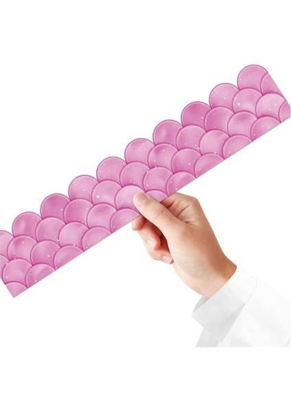 20M Ombre Mor Tarak Bülten Tahtası Sınırları Gökkuşağı Düz Sınırlar Sınıf Veya Ev Okul Dekorasyonu (Yurt Dışından) indirimleri